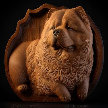 3D model st Chow chow dog (STL)